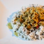 Shrimps in Currysauce auf Basmati-Wildreis (Kexi)