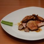 2010-09-26 1. Gang - lauwarmes Balsamico-Rosmarin-Schweinefilet