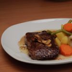 2010-09-26 2. Gang - Rindersteak mit japanischem Schmorgemuese